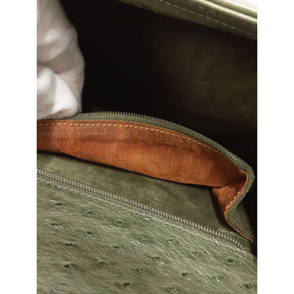 Gucci Ostrich Handbag - Picture 7 of 9